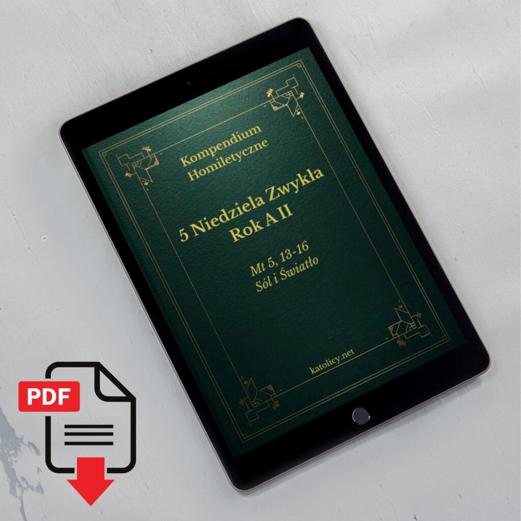 5. Niedziela Zwykła Rok A – Sól ziemi i światło świata (Mt 5, 13-16) – Gotowe Homilie i Materiały [ebook PDF do pobrania]