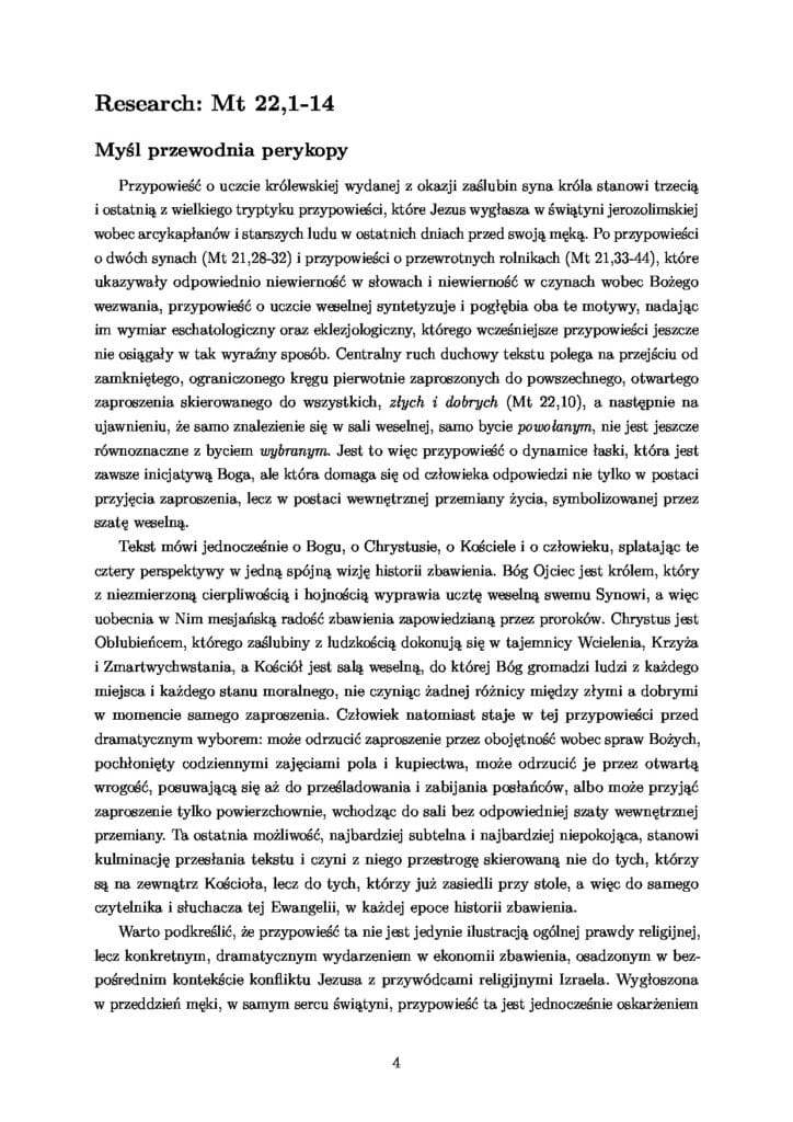 28. Niedziela Zwykła rok A – Przypowieść o uczcie królewskiej (Mt 22, 1-14) – Gotowe Homilie i Materiały [ebook PDF do pobrania]